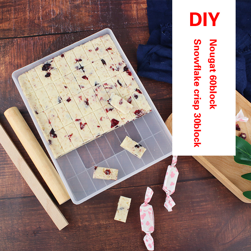 FAI DA TE Torrone Stampo FAI DA TE Candy Fare Stampi Trasparente Zucchero Maker Set Shaqima Torrone Fatti A Mano Vassoio Strumento di Rotolamento Spille tappetino In Silicone