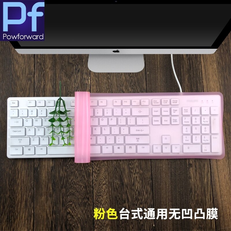 For Standard Fullsize 101 Keys Desktop PC Universal Silicone Desktop Computer Keyboard Cover Skin Protector Film 44*14cm