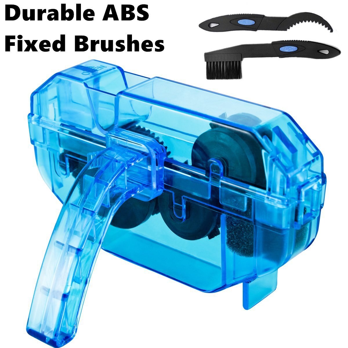 Fiets Chain Cleaner Bike Repair Tool Kits Reinigingsmachine Mtb Racefiets Wiel Wasmachine Reparatie Tool Borstels Scrubber Set: Rood