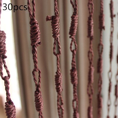 bamboo door curtains straw braid partition handmade reed curtain hanging room divider screen partition separador de ambientes: style- E 30pcs