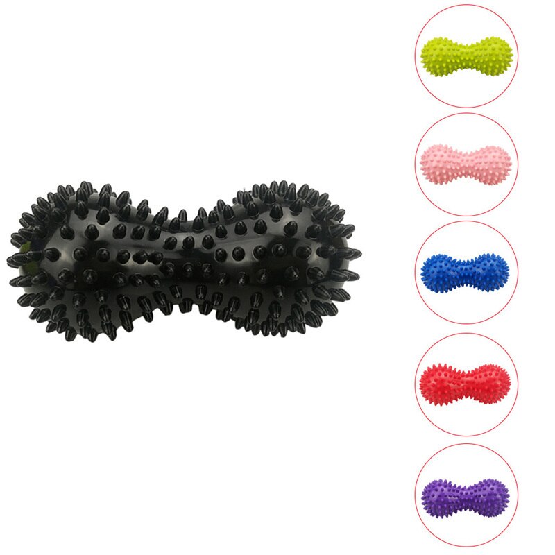 Peanut Massage Ball Spiky Trigger Point Relief Muscle Pain Stress Sensory Ball Therapy Health Care Gym Muscle Relex Apparatus