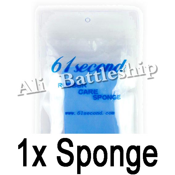 61second Table tennis rubber cleaner sponge cleaning washing sponge for table tennis rubber: 1x Sponge