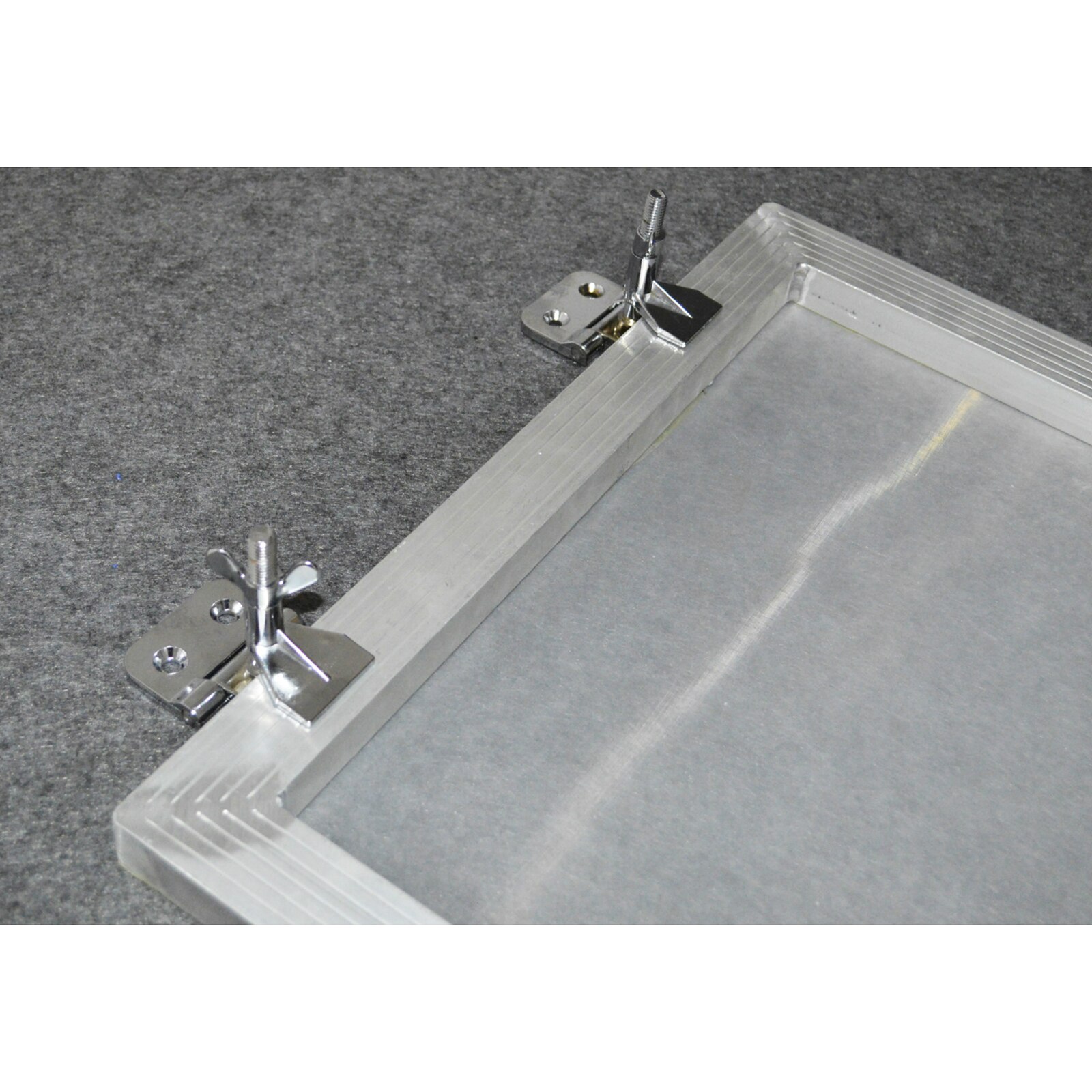 2 szt. Ramka ekranu zawias motylkowy zaciski sitodruk zacisk ze stopu cynku w/śrubin