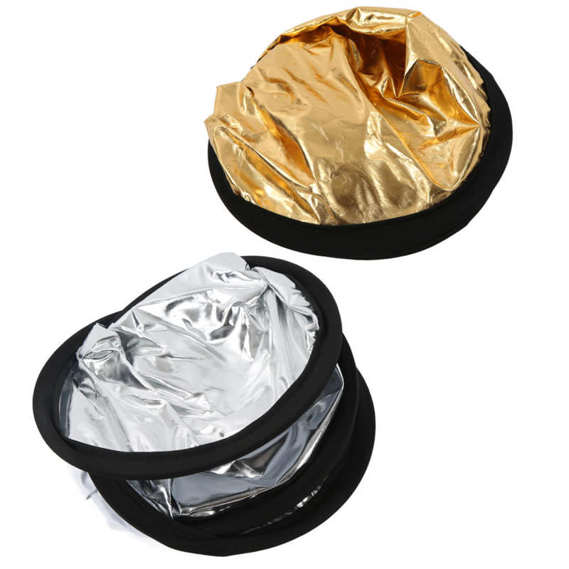 Lighting Reflector 2 in 1 Lighting Reflector 60cm / 23.6in for Indoor and Outdoor Photography