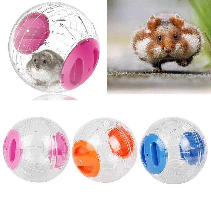 Pet Mouse Toys Plastic Pet Exercise Ball Animals Mice Hamster Toys For Hat Desert Rat Safe Jogging Games Cage Toys