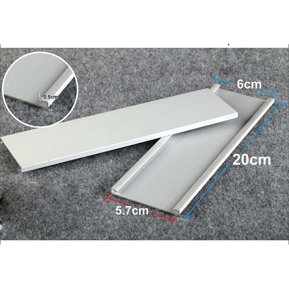 Aluminum Alloy Label Frame Slot Partition Office Screen Name Card Display 20cm Card Frame Holder Display Metal Sign Holder