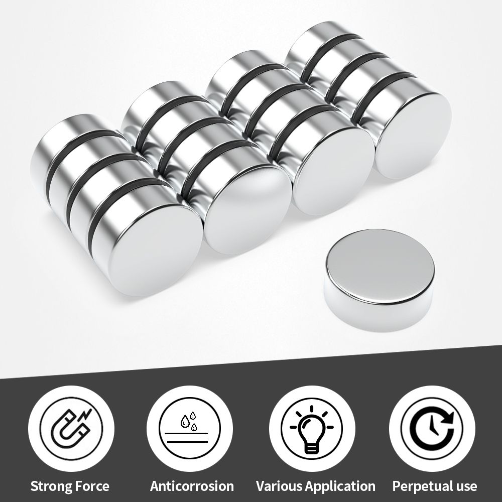 25x10mm Super Strong Round Magnet Powerful Magnets for Fridge, DIY, Building, Scientific, Craft, and Office Magnets