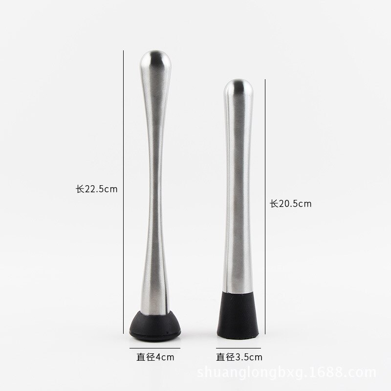 304 Stainless Steel Popsicle Cocktail Ice Crusher Lemon Juice Hammer Popsicle Bar Supplies Cocktail Stirrer