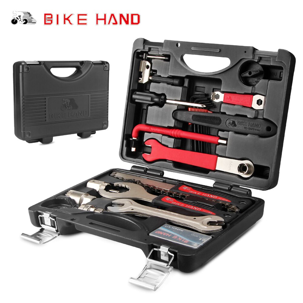 BIKEHAND Bicycle 18 in 1 Toolbox Maintenance Service Tool Kit mtb road Bike Multi-function Repair Tools YC-728
