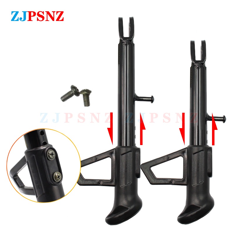 Motorcycle Scooter Kickstand Side Lining Stand Kick Foot Bracket With Spring Bolt e-Bike Kickstand Distance 14/16/18/20/22/24cm