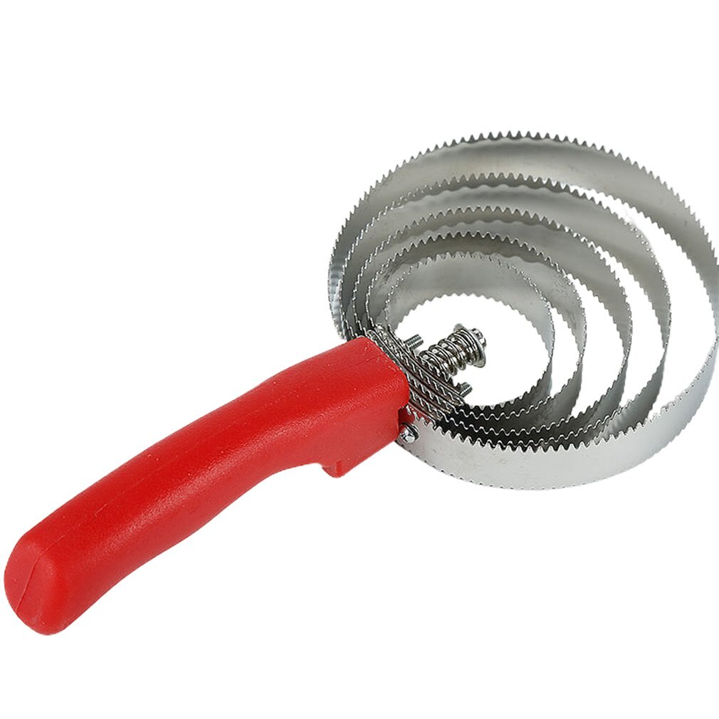 Omkeerbare Rvs Paard Haar Kam Met Soft Touch Grip Grote Grip Voorjaar Curry Paard Curry Kammen Paard Borstel Kam: red(5 circles)