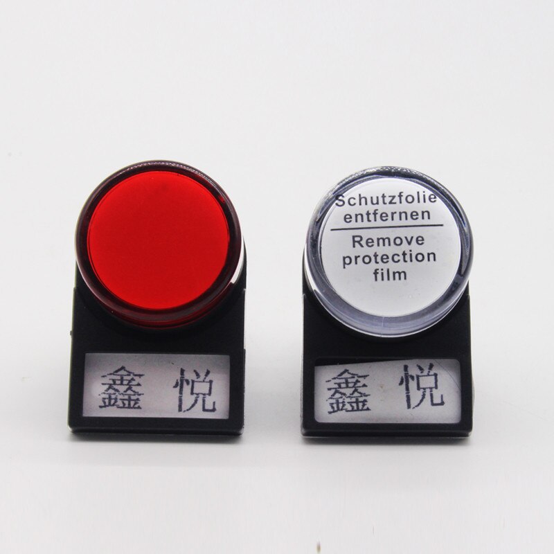 Button Signboard Button Signal Indicator Power Lamp 22mm Letter Frame Button Switch Guidepost Word Plate