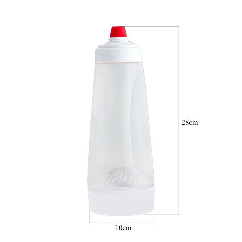 Hand Batter Mixing Bottle Plastic Batter Mixer Dispenser Cupcake Waffles Pancake Batter Shaker Bottle Muffin Home Kitchen Tools: Default Title