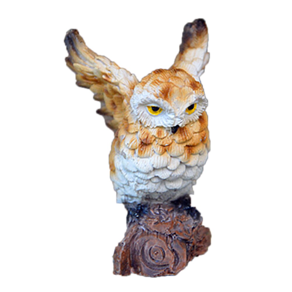 Gran venta de micropaisajes de jardinería Mini búho simulado pequeños ornamentos