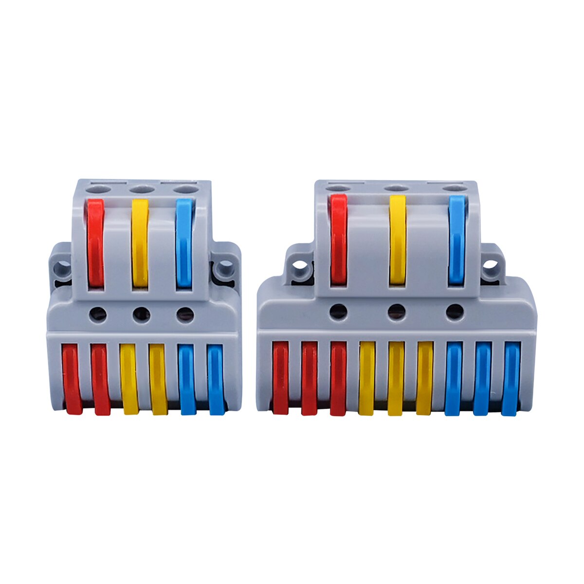 10Pcs Quick Wire Connector Lt Spl Universal Bedrading Kabel Connectors Push-In Dirigent Terminal Block Elektrische Splitter