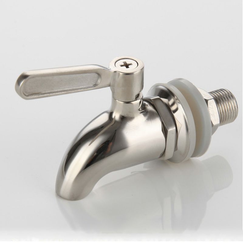 Grifo de acero inoxidable de grifo para barril de cerveza barril cerveza bebida jugo dispensador para casa