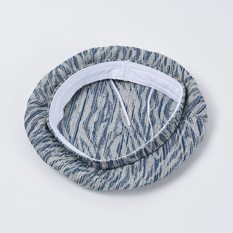 Zomer Lente Katoen Linnen Baret Voor Vrouwen Dames Gestreepte Franse Hoed Ademend Retro Schilder Hoeden