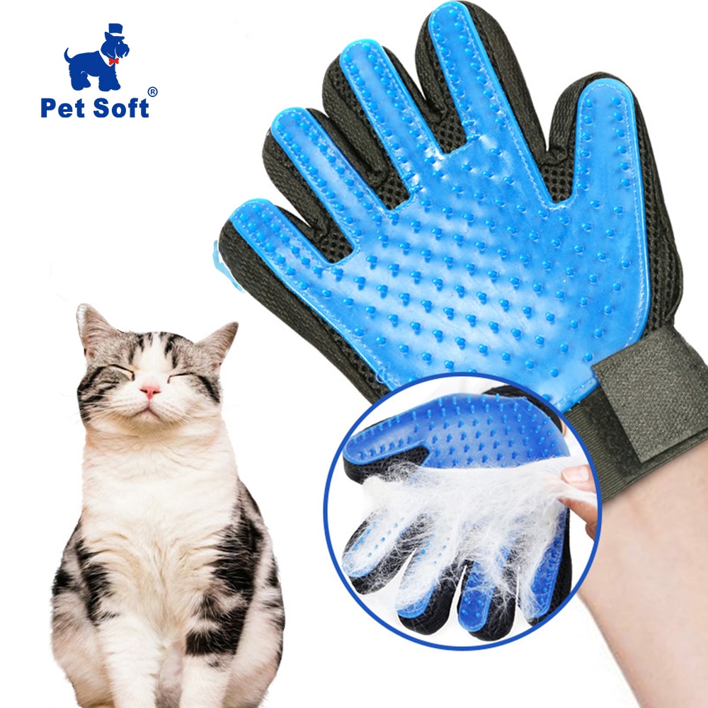 Animal de compagnie doux Silicone chien brosse pour animaux de compagnie gant toilettage animal de compagnie gant chat bain chat fournitures de nettoyage gant pour animaux de compagnie chat peignes