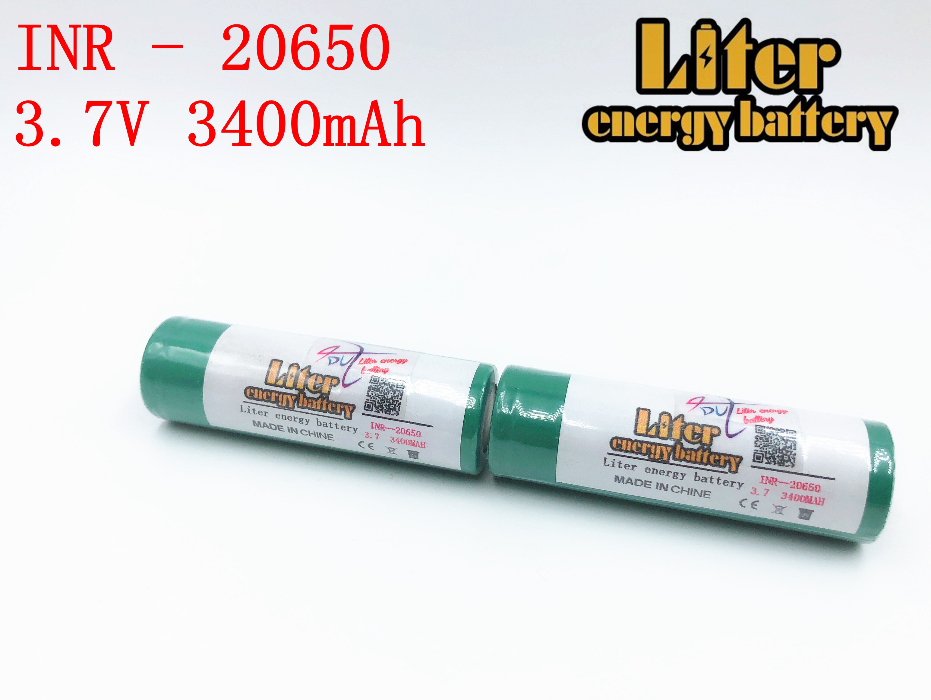 20650 18650 Batterij Oplaadbare Batterij 3.7 V 3400 mAh Li-Ion Oplaadbare Batterij Voor Zaklamp Fakkel accumulator batterij