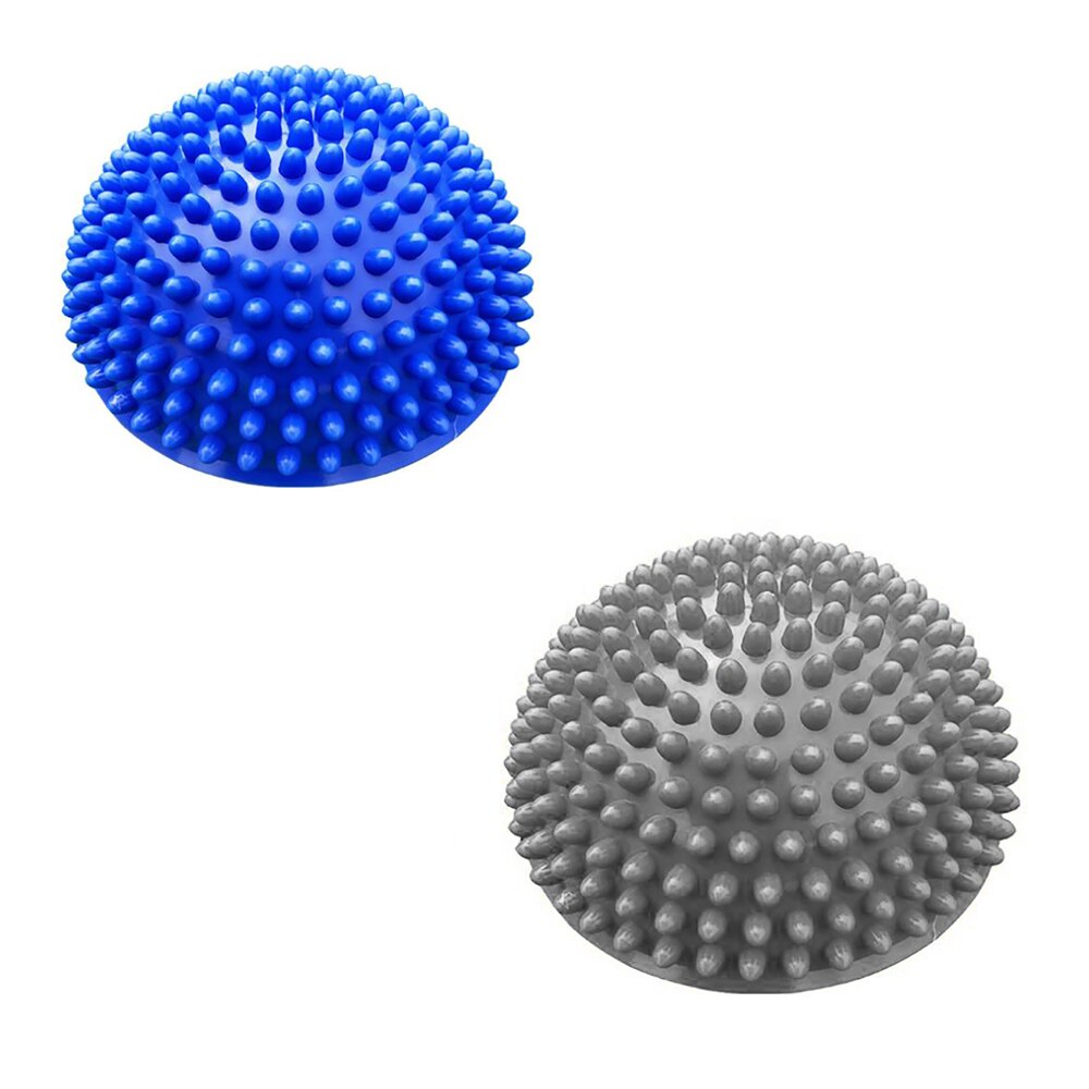 Inflatable Half Yoga Ball Massage Point Half Fitball Exercises Trainer Stabilizer Pilates Fitness Balancing Ball Soft Children
