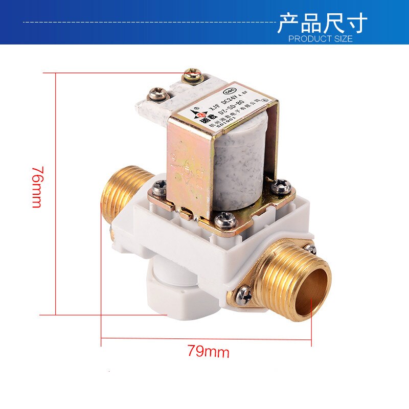 DC 12V Klein Elektrisch Magnetventil Normal Closed Gas Luft Wasser Ventil