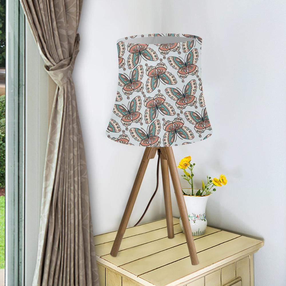 Abat-jour moderne d'impression de libellule de papillon couvre la couverture de Lame d'art d'abat-jour de tissu de pour la décoration à la maison: Z6903HSL