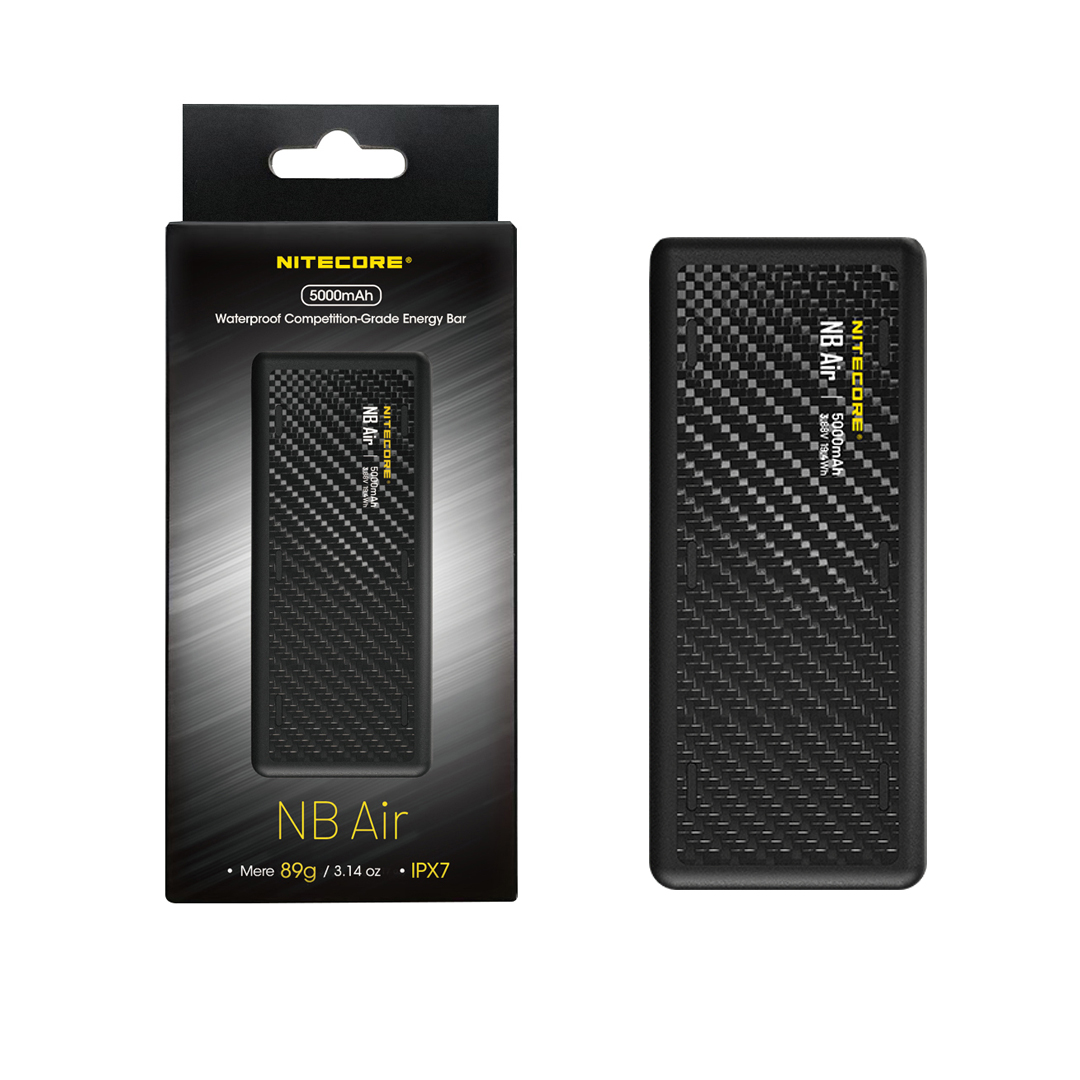 NITECORE 5000mAh NB Air Mobile Power Bank 18W USB-C Output Fast Charge PD QC3.0 only 89g: Default Title