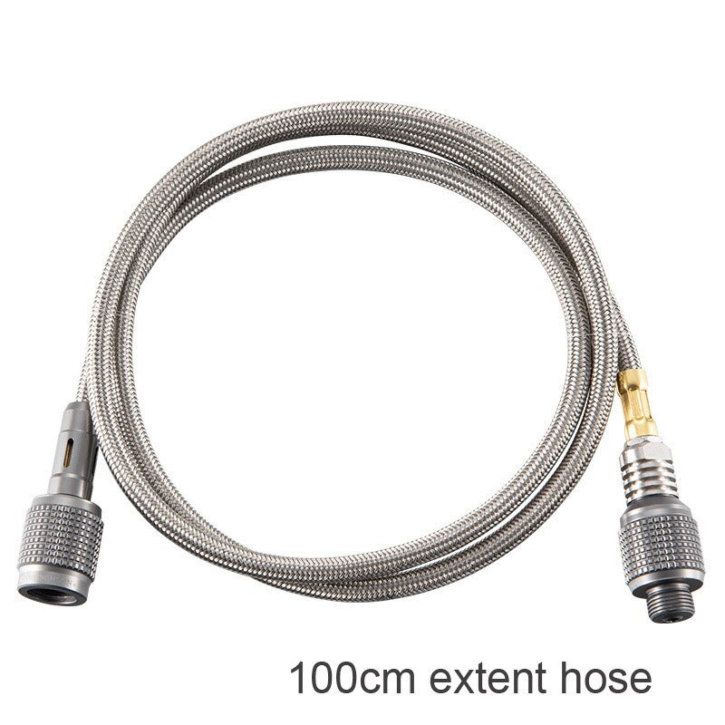 0.5/1M Outdoor Camping Gas Canister Hike Stove and Accessories Adapter Extent Hose: 1m hose
