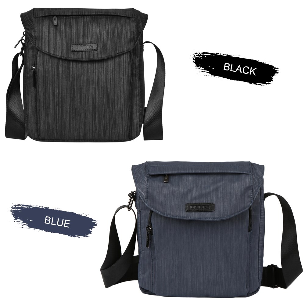 Sac à bandoulière imperméable multi-poches pour hommes, sacoche latérale pour voyage décontracté, travail, école, randonnée, Camping