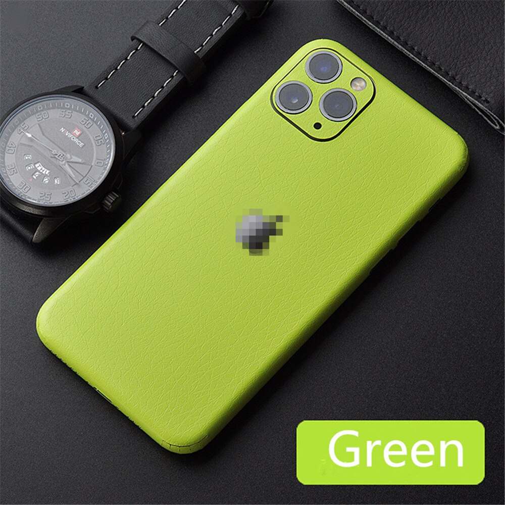 Für iPhone 11 Profi MAX Zurück Aufkleber Zurück Film Leder Aufkleber Zurück Abdeckung Film Ultra Dünne Aufkleber Für iPhone 11 Profi MAX
