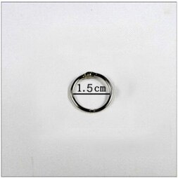 Anillas de Metal de 15 - 75mm para álbumes, libro de hojas sueltas, suministros de encuadernación de oficina, apertura, 4 unids/lote: 15MM