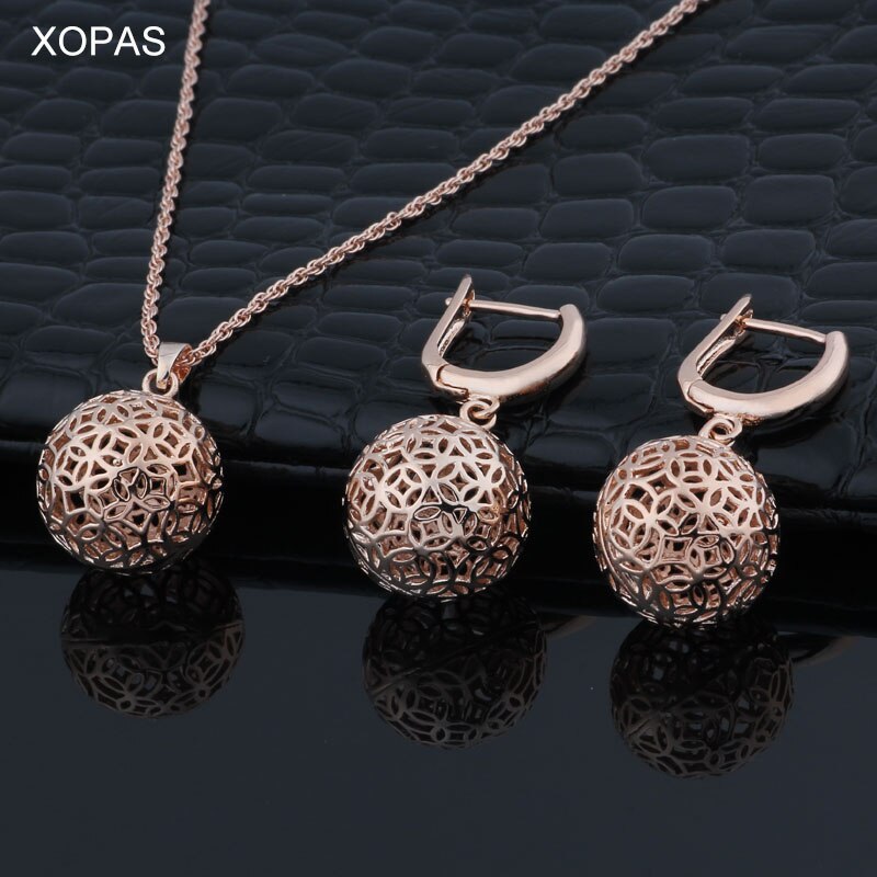 Brincos femininos, novo brinco fofo unissex esculpido ouro rosa brincos pendurados joias fashion festa de casamento conjunto de