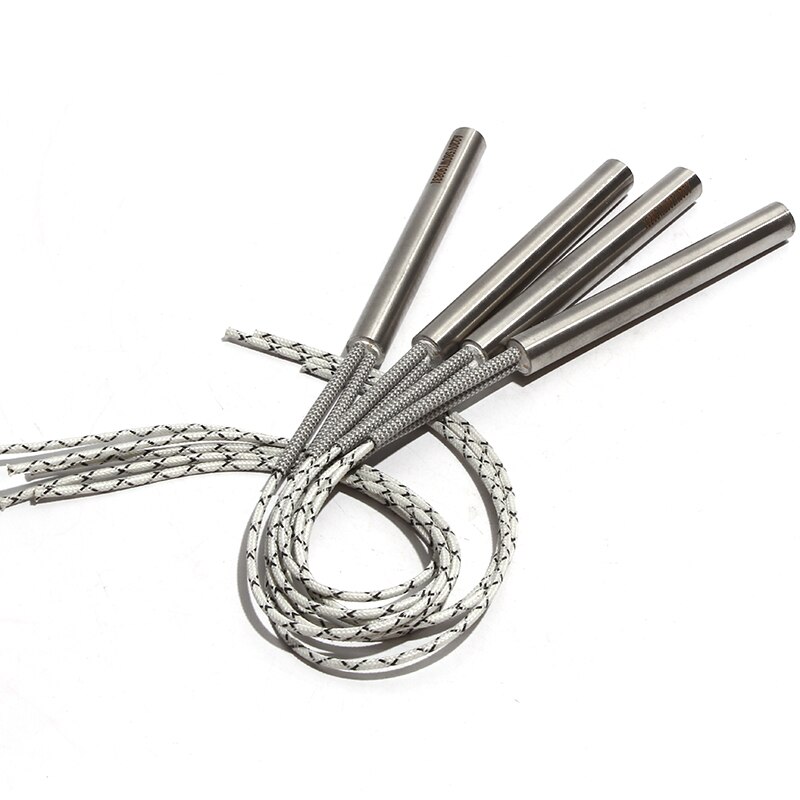 Réchauffeur de cartouche 9.5x5 0mm/52mm/55mm/58mm/60mm Élément Chauffant 316SS 220V/110V/380V Simple Chauffe-Tête Tuyau 200W-230W 5 pcs/lot