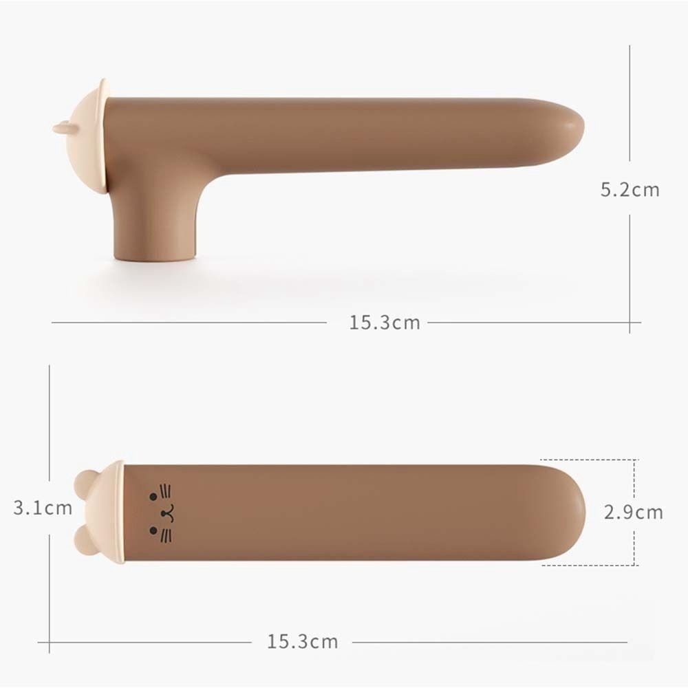 Schattige Kattenvorm Siliconen Deurknop Handvat Hoes Antistatische Anti-Collision Mute Beschermende Pad Baby Veiligheidsdeur Hardware