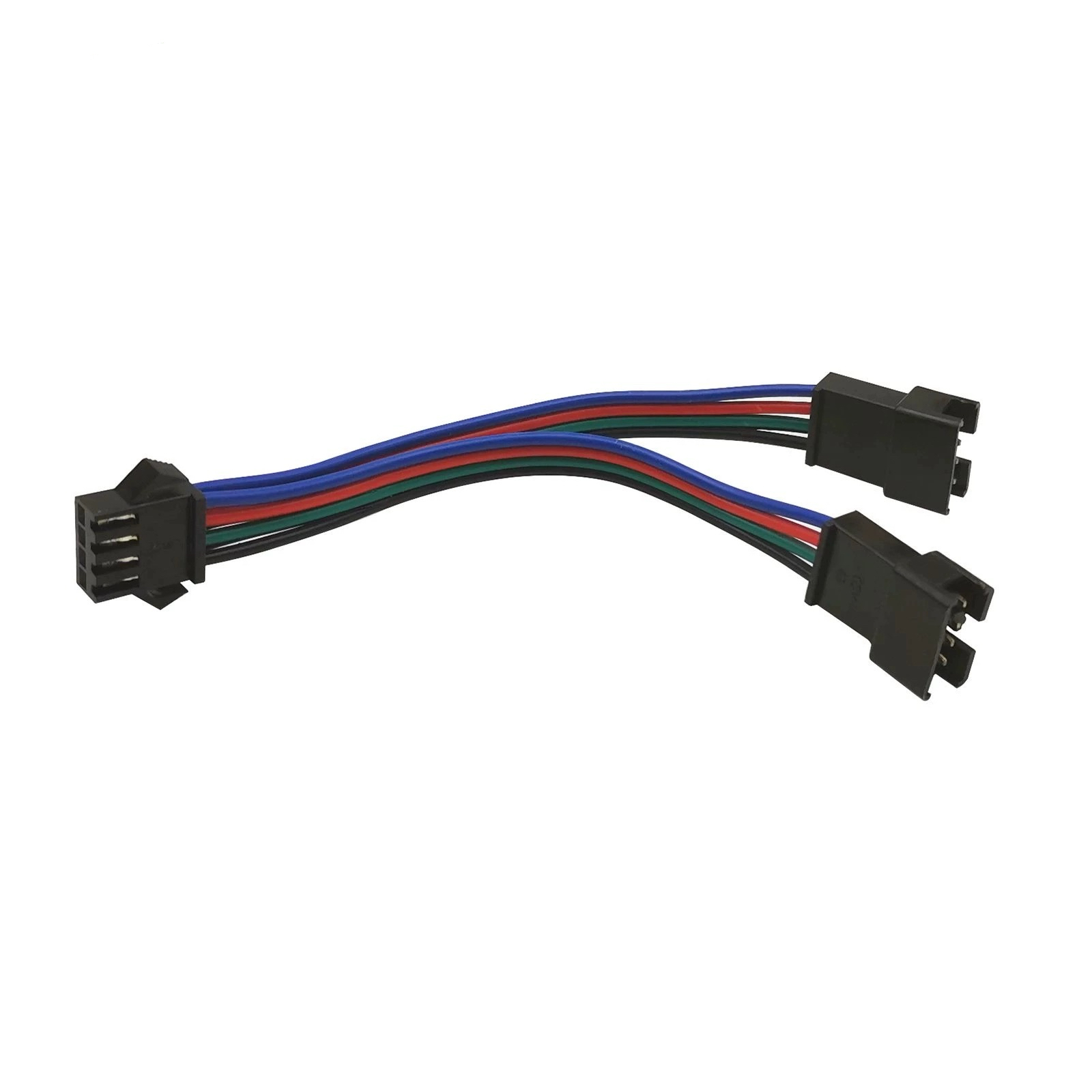 5/10 stk. 2 -bens 3p 4p 5p sm2.54 jst splitter-stikkabel 1 to 2 han-til-hun-stikledning 15cm til cct rgb rgbw led-strimmellys: Lavendel / Under 5 stk