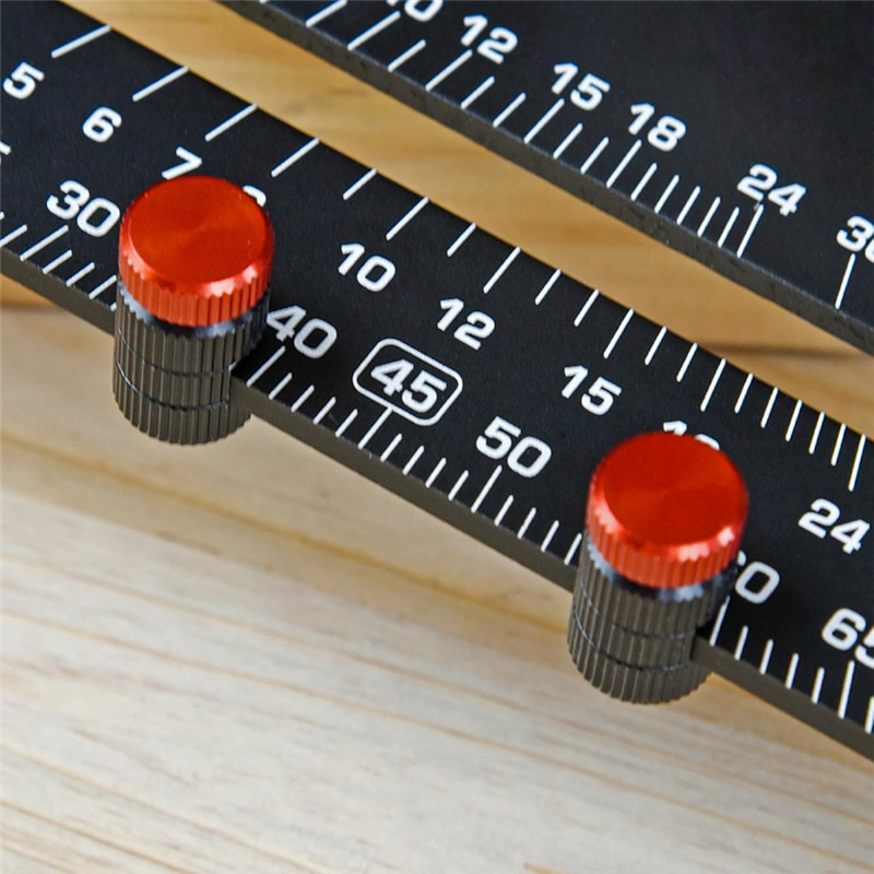 N84R 2Pcs Stair Gauges For Framing Square Layout Attachment For Carpentry Squares Nonslip Tall Framing Jigs
