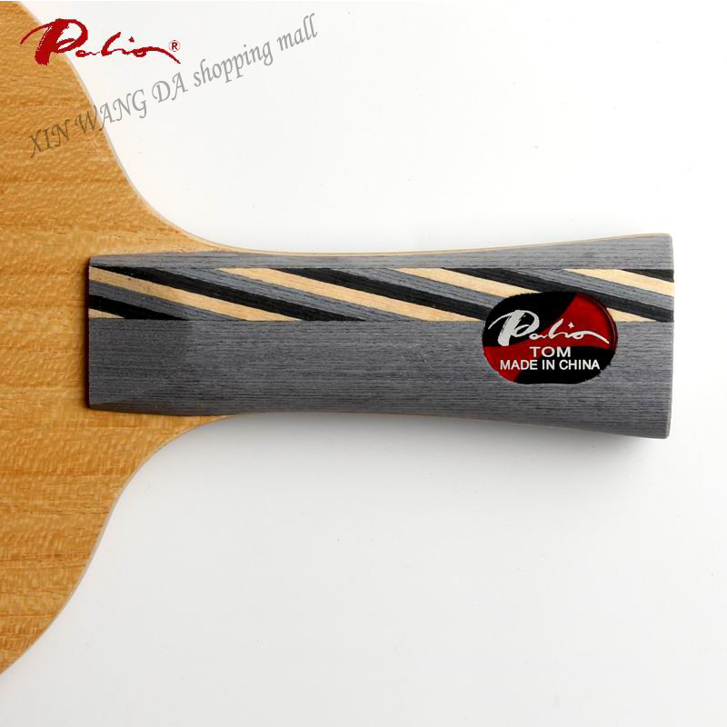 Palio TOM table tennis blade 5 pure wood+ 4 carbon fast attack with loop good in control suit for player ping pon