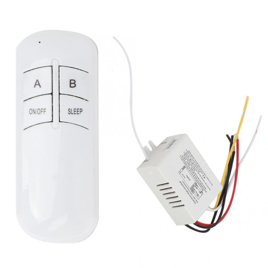 Light Switch 2 Ways ON/OFF 220V Digital Wireless Wall Light Receiver Transmitter Remote Control Switch