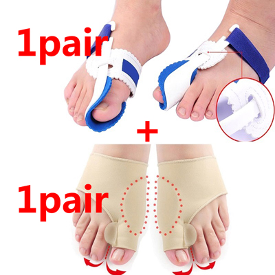Täglich Silikon Gel Fuß Zehe Separator &Ampere; Daumen Hallux Valgus Schutz &Ampere; Ballen Erzähler Bicyclischen Daumen Orthopädische Richtige: 2Paar Stil 8