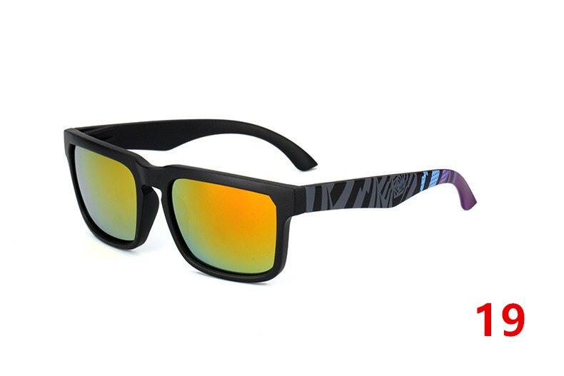 Vintage ken block solglasögon män spion märke reflekterande spegel solglasögon man kvinnor retro fyrkantig kör glasögon uv: 19