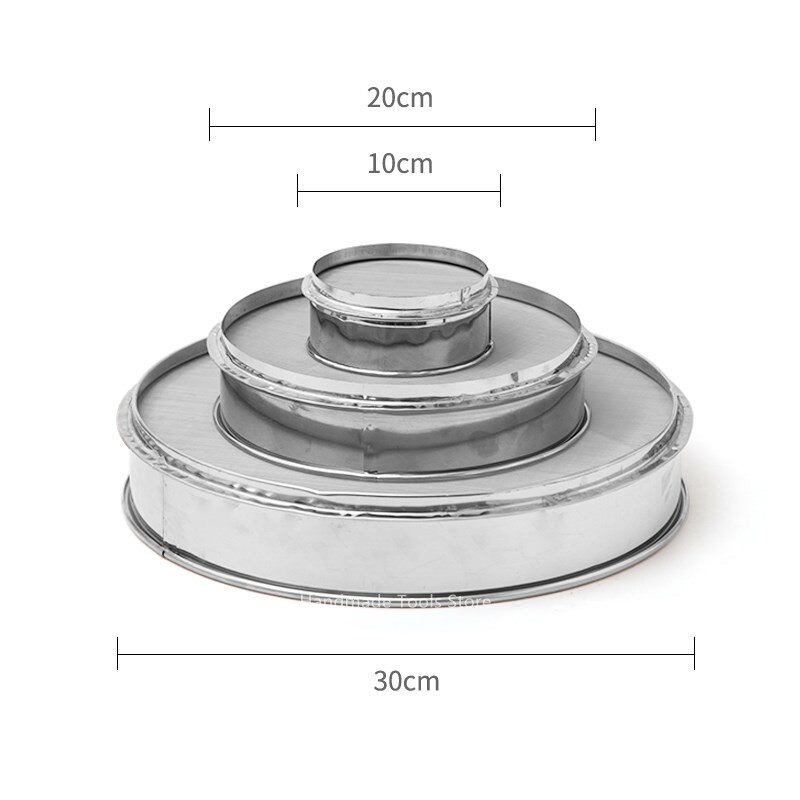 Pottery Art Stainless Steel Glaze Filter Sieving Screen Ceramic Glaze Slurry Sieve Mesh Pigment Mud Filter Polymer Clay Tools