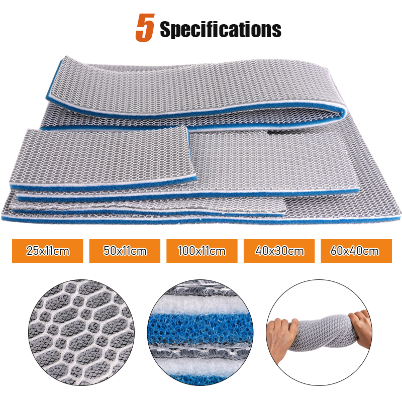 Esponja de filtro de acuario 8D de 8 capas, Bio Media sin pegamento, filtro externo para estanque de peces de alta densidad, accesorios para espumadera de algodón