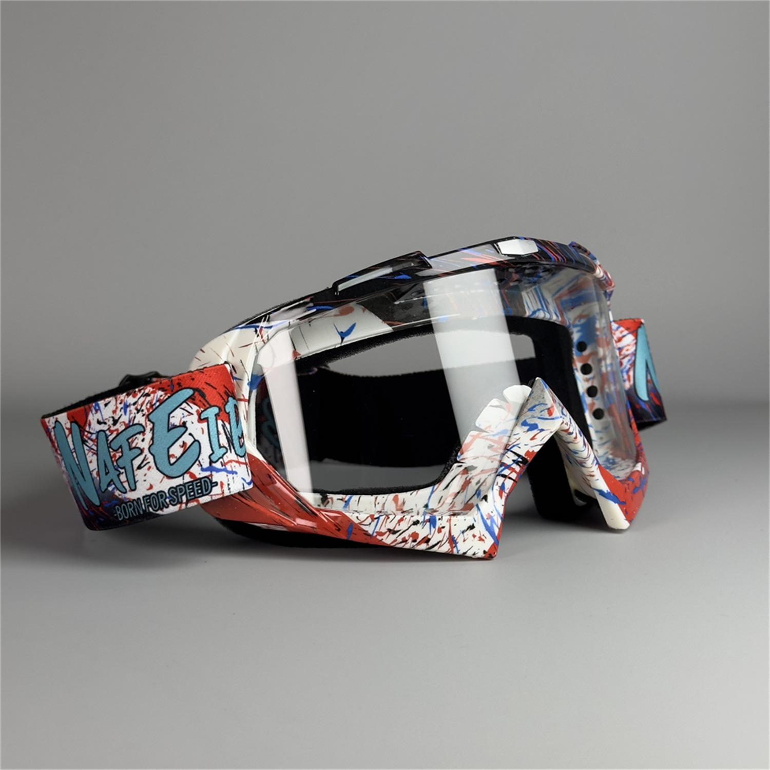 Gafas de Motocross para moto de cross, motocicleta, UTV, gafas de montar todoterreno, Anti UV, a prueba de polvo, antiniebla, carreras para hombres, mujeres, jóvenes y niños: Verde