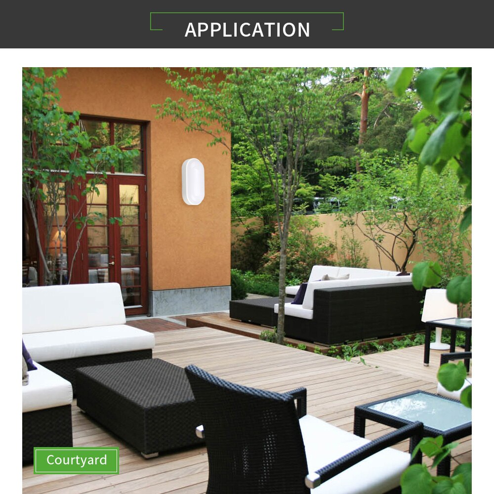 LED Moisture Proof Wall Lamp IP65 Waterproof Outdoor Indoor Modern Lamp for Home Bathroom Balcony Garden Yard Porch Lamp Light