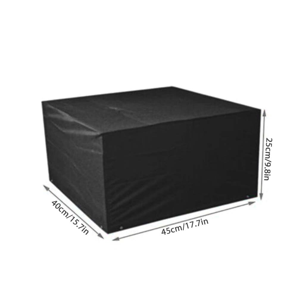 18 "X16" X10'' Zwart Polyester Fiber Stofkap Doek Printer Wasbare Doek Stofkap Voor Kantoor Apparatuur Levert tegemoet