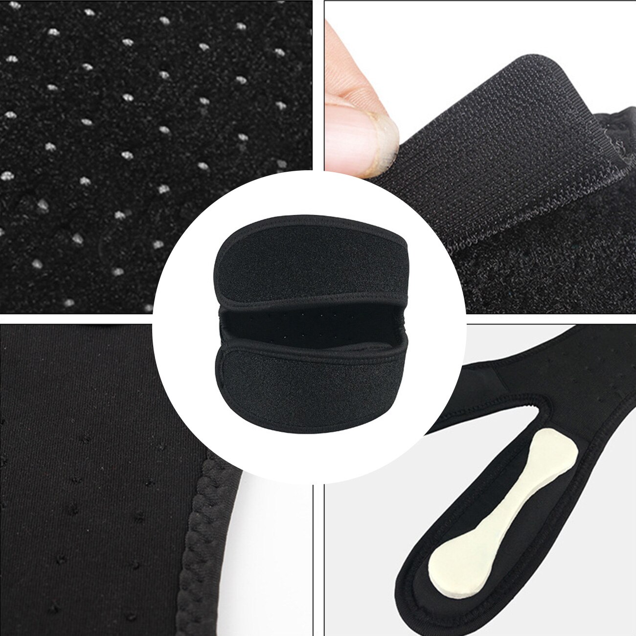 Patella Knie Riem Voor Running Knie Stabiliseren Brace Ondersteuning Voor Tendinitis Artritis Meniscus Scheuren Lopers Sport