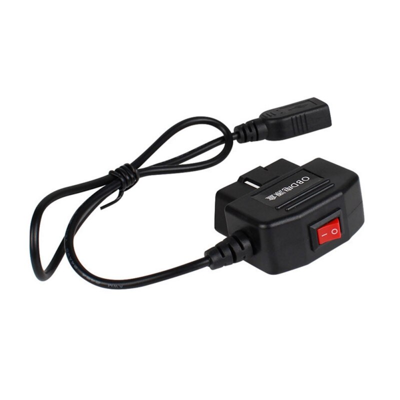 DVR Fahren Recorder Bock Linie OBD Schnittstelle DC Konverter Modul Mikro USB 5V 3A Netzteil Kabel für DVR