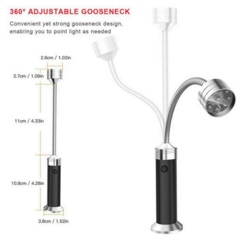 Magnetische Barbecue Lamp Led Zaklamp Bbq Grill Licht Outdoor Super Heldere Magnetische Base Barbecue Lichten Grill Verlichting Gereedschap