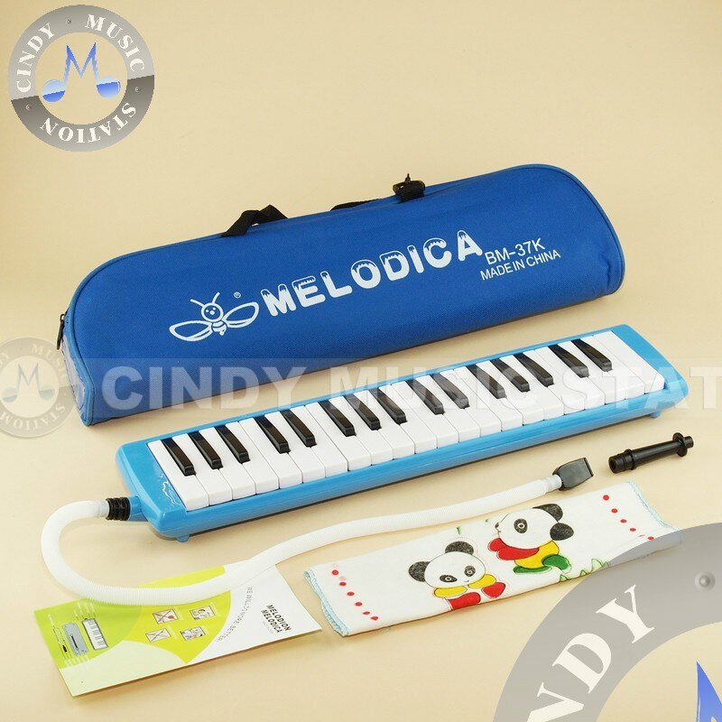 Hoogwaardige BEE BM-37K 37 sleutel Melodica Student Melodica/pianica (Met draagtas, schoonmaakdoekje ..) keuze