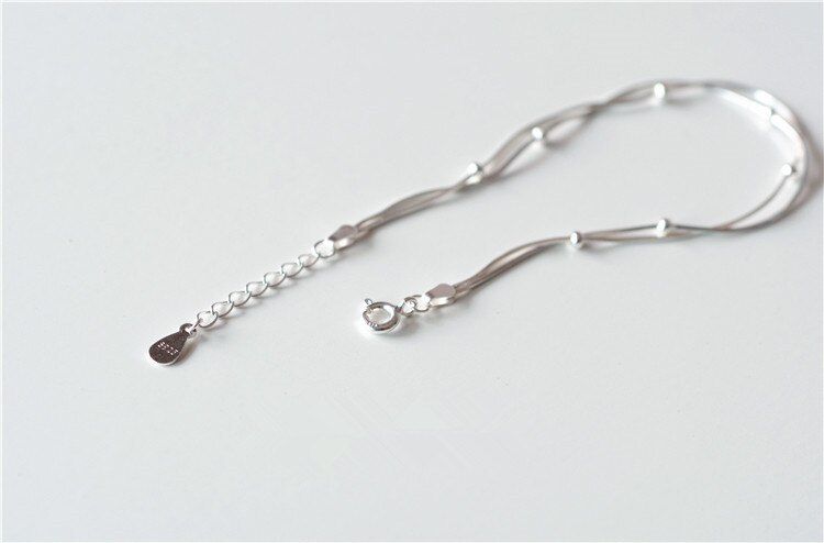 mode-sieraden Mooie 925 sterling zilveren armbanden Rood hart Eenvoudige persoonlijkheid Zoete armbanden